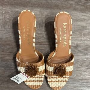 kate spade Brown and Beige Women's Shoes